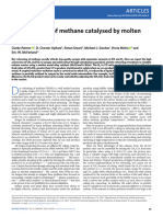2020 Dry Reforming of Methane Catalysed by Molten Metal Alloys