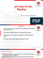 Head Losses in The Pipeline (Part 1)