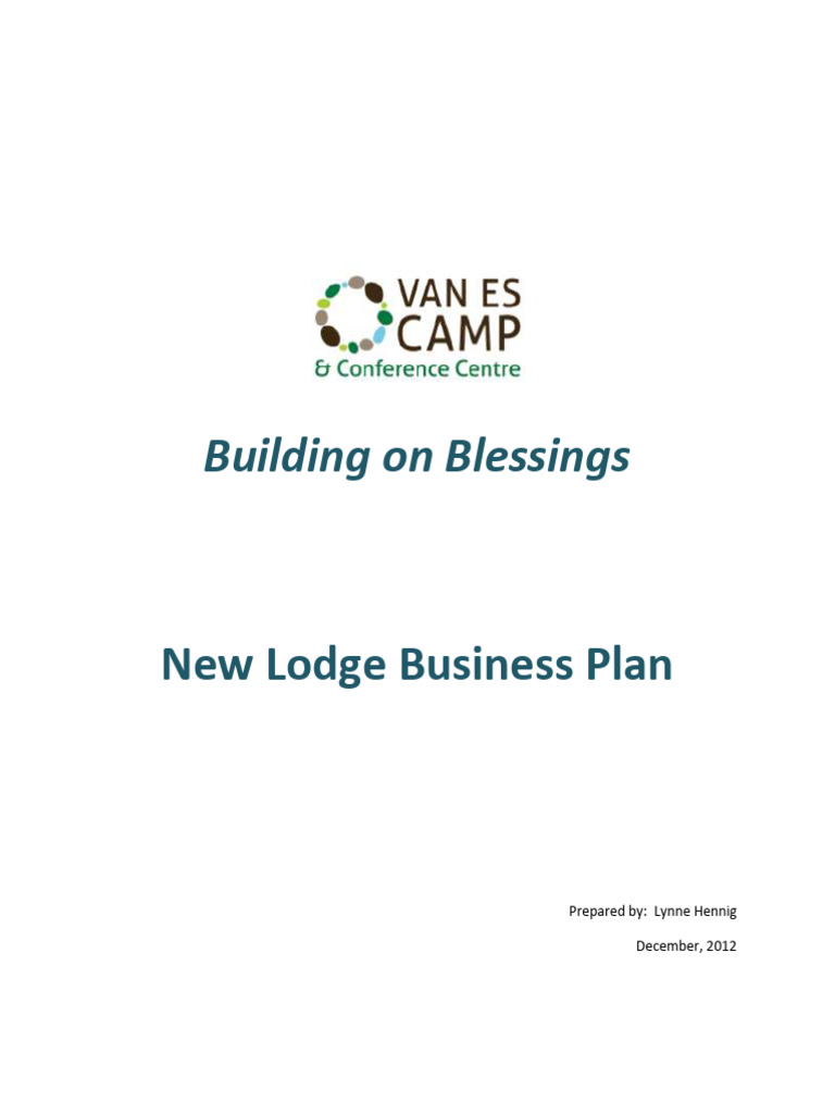 business plan for a lodge pdf