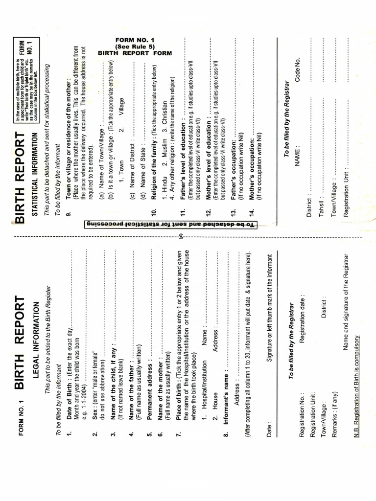 BIRTH CERTIFICATE FORM PDF MP visual data 2