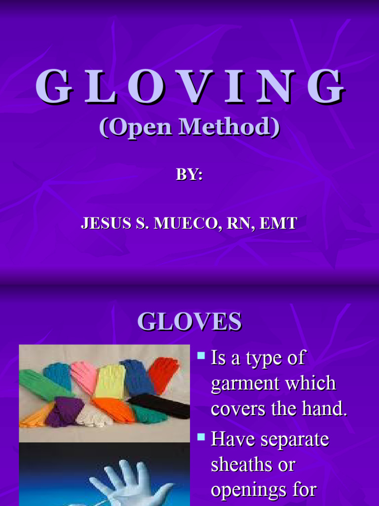 1.1 Open Method Gloving PDF Allergy Polyvinyl Chloride