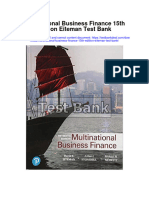 Instant Download Multinational Business Finance 15th Edition Eiteman Test Bank PDF Full Chapter