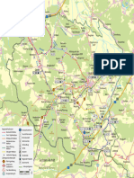 Radrouten Naturpark Hoher Flaeming UEbersichtskarte 2023