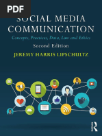 Social Media Communication - Concepts, Practices, Data, Law - Jeremy H. Lipschultz - Paperback, 2017 - Routledge