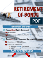 Retirement of Bonds