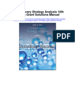 Instant Download Contemporary Strategy Analysis 10th Edition Grant Solutions Manual PDF Full Chapter