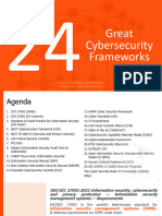 Great Cybersecurity Frameworks: 1.0 Lite, 11.12.2023, Andrey Prozorov