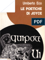 Umberto Eco - Le poetiche di Joyce (Bompiani, 1966)