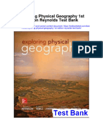 Instant Download Exploring Physical Geography 1st Edition Reynolds Test Bank PDF Full Chapter