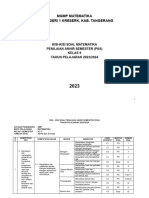 KISI-KISI SOAL KELAS 9 PAS MATEMATIKA 2023-2024 Ok