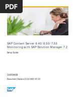 SolMan ContentServer Monitoring