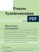 RCS214 Process Sychronization L.01