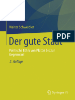 Der Gute Staat - Politische Ethik Von Platon Bis Zur Gegenwart by Schweidler, Walter Walter Schweidler