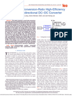 Novel High-Conversion-Ratio High-Efficiency Isolated Bidirectional DCDC Converter