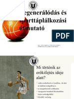 Regenerálódás És Sporttáplálkozási Útmutató