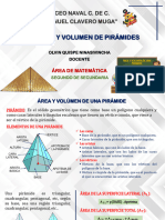 Areas y Volumen de Piramides - 2do