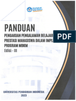 Panduan Pengakuan Pengalaman Belajar Dan Prestasi Mahasiswa Edisi III - 2