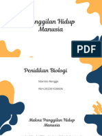 PANGGILAN HIDUP MANUSIA, Marinto Rengge