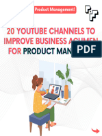 20 Youtube Channels To Improve Business Acumen For PM