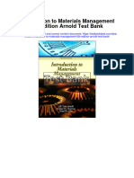 Introduction To Materials Management 6th Edition Arnold Test Bank