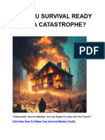 Are You Survival Ready For A Catastrophe