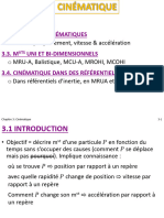 Chap 3. Cinématique - 1. Introduction + 2. Grandeurs Cinématiques PDF