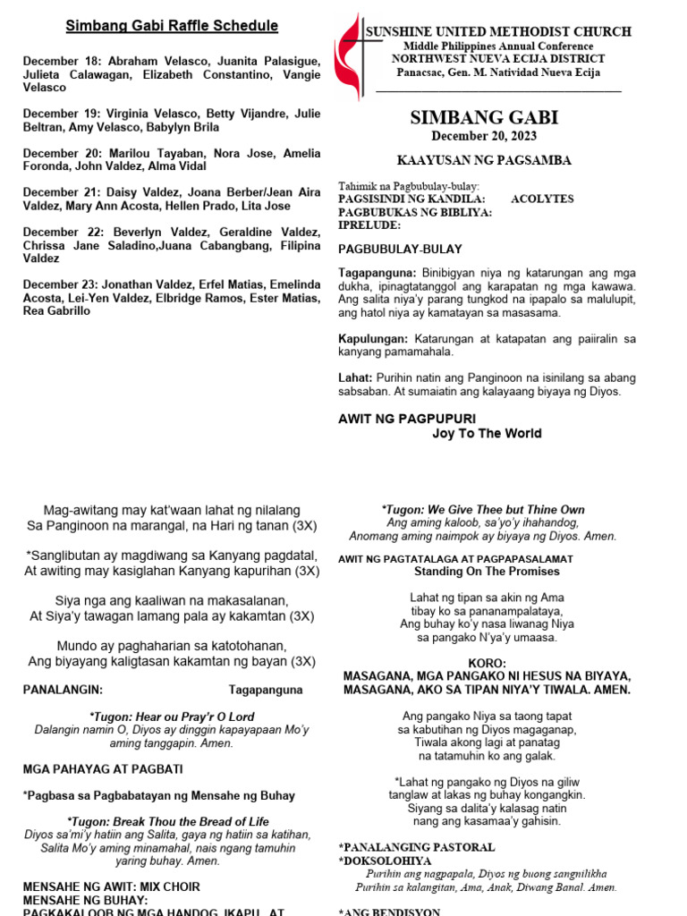 December20Simbang Gabi PDF