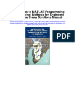 Instant Download Introduction To Matlab Programming and Numerical Methods For Engineers 1st Edition Siauw Solutions Manual PDF Full Chapter