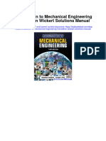 Instant Download Introduction To Mechanical Engineering 3rd Edition Wickert Solutions Manual PDF Full Chapter