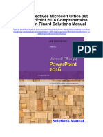 Instant Download New Perspectives Microsoft Office 365 and Powerpoint 2016 Comprehensive 1st Edition Pinard Solutions Manual PDF Full Chapter