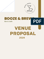 Booze & Brews Venue Proposal