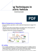 Cooling Techniques in Electric Vehicle