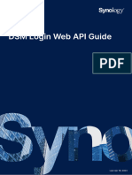 DSM Login Web API Guide Enu Español