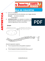 Teoria de Conjuntos para Cuarto de Primaria