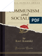 Karl Kautsky Communism and Socialism