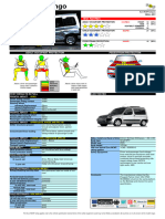 Euro NCAP Citroen Berlingo Datasheet