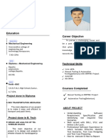 Siva Nagaraju Resume.