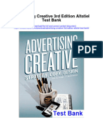 Instant download Advertising Creative 3rd Edition Altstiel Test Bank pdf full chapter