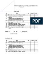 Instrumen Kelengkapan Kebersihan Tangan