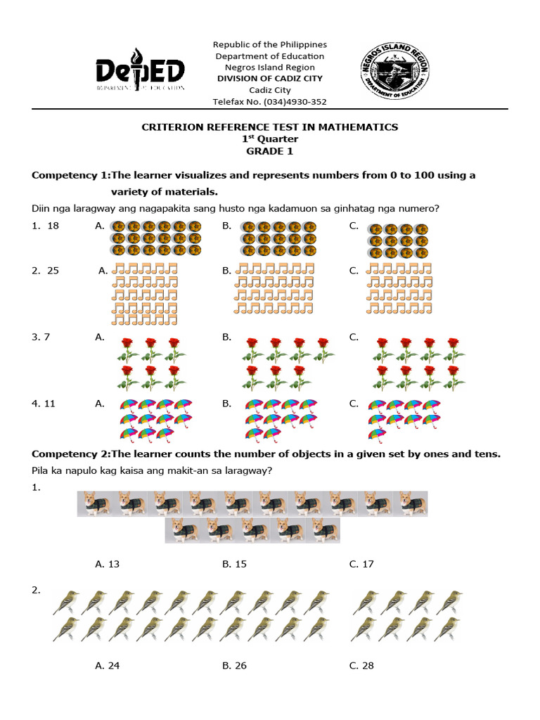 CRT G-1 1st Quarter | PDF