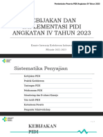 Kebijakan & Implementasi PIDI Agk IV TH 2023 23 11 06