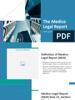 The Medico Legal Report