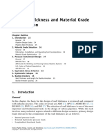 Wall Thickness and Material Grade Selection: General