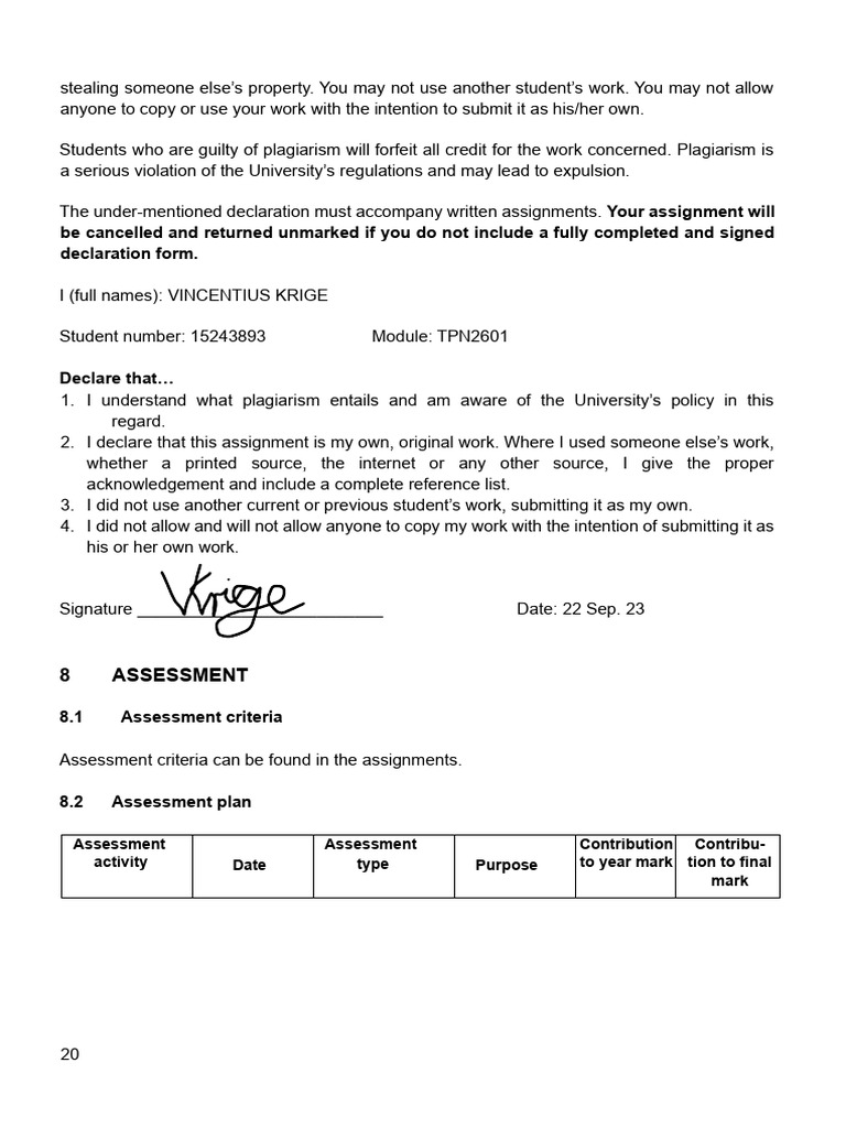 TPN2601 Assignment 02 Guidelines | PDF | Teachers | Learning