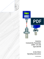 Inductive Conductivity Transmitter Jumo Cti-750 Type 202756