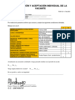 Aceptacion de Condiciones ANALISTA DE SELECCIÓN PUERTO LIBERTADOR CORDOBA