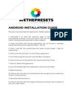 Installation Guide For Android 13.14.25