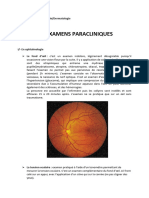 Transverse Ophtalmologie Dermatologie ExamensParacliniques