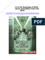 Instant Download Introduction To The Sociology of Work and Occupations 2nd Edition Volti Test Bank PDF Full Chapter