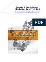 Instant Download Criminal Behavior A Psychological Approach 10th Edition Bartol Test Bank PDF Full Chapter